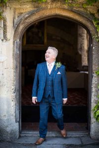 Father of the bride at Thornbury Castle