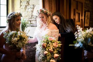 Bride at Thornbury Castle